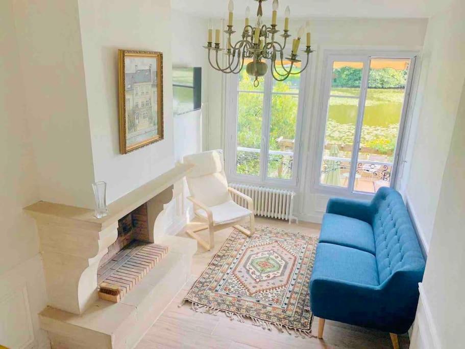Maison De Charme Avec Vue Sur Chateau Pierrefonds Eksteriør bilde